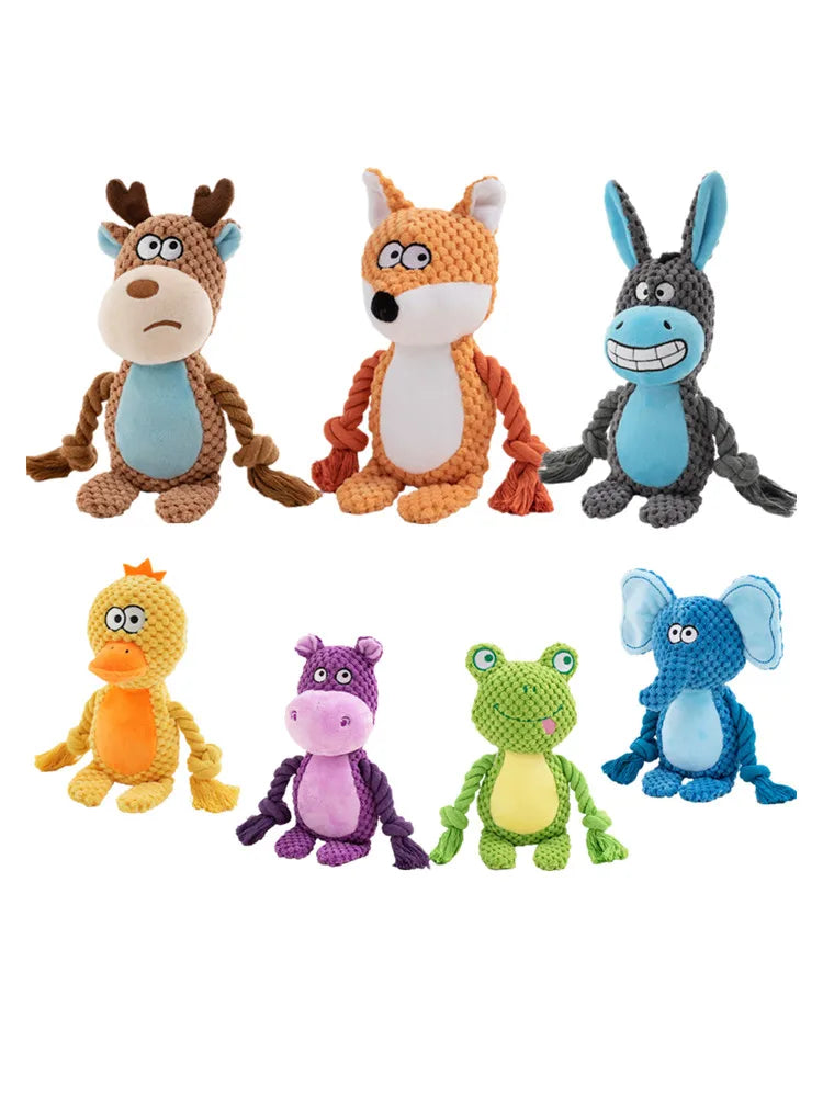 Indestructible Plush Dog Chew Toy