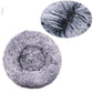 Round Plush Pet Bed for Dogs & Cats