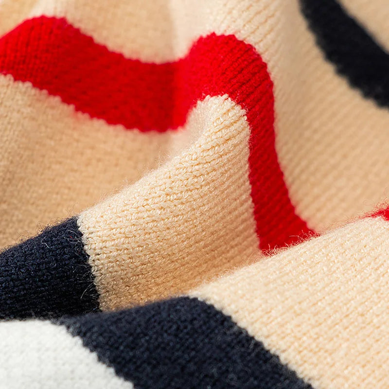 Luxury Striped Dog & Cat Sweater