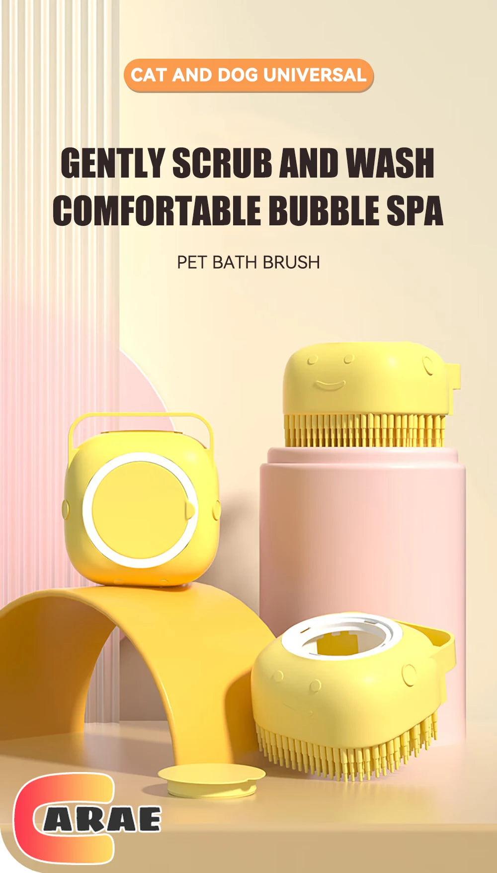 Dog Bathing Brush Pet Massage