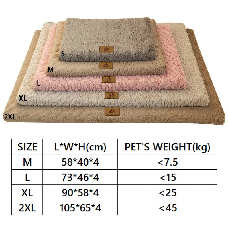 Orthopedic Foam Dog Bed with Faux Fur Cover