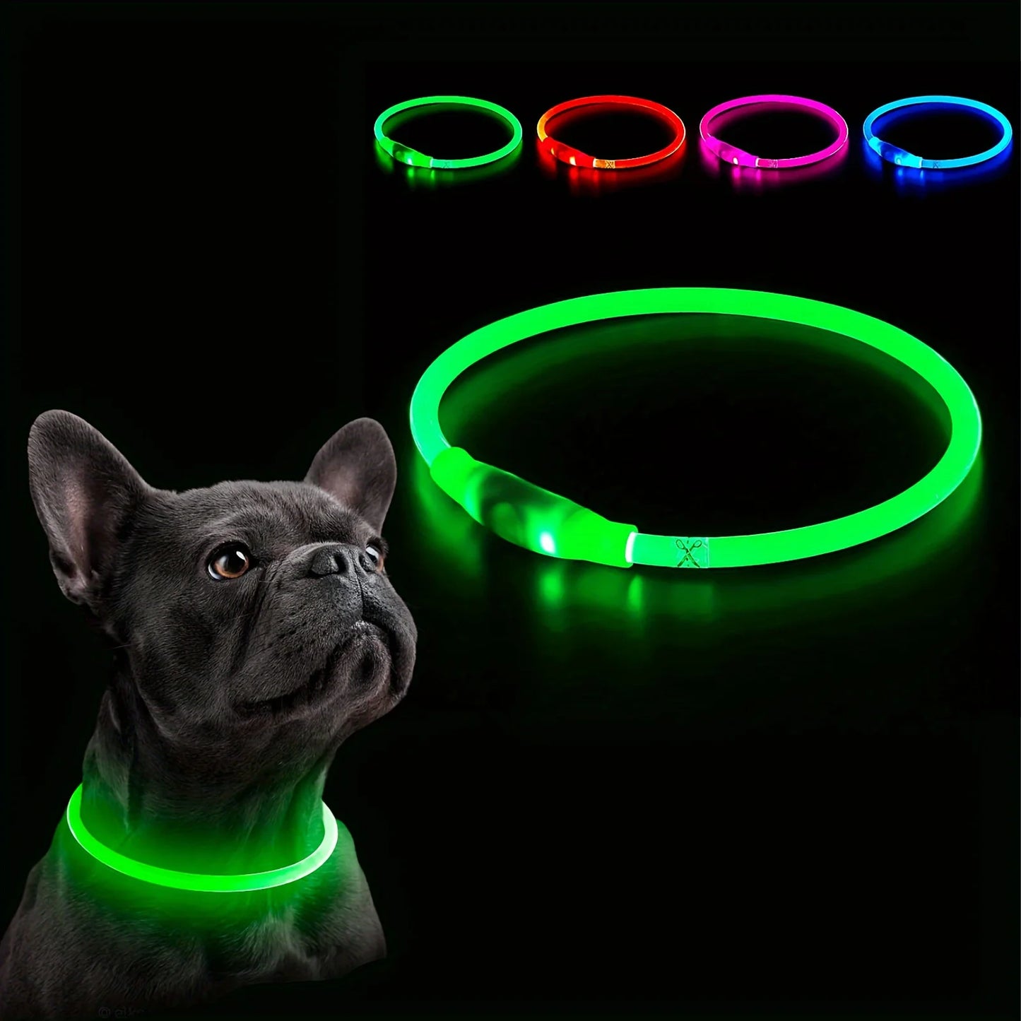LED Rechargeable Dog Collar