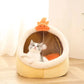 Cartoon Foldable Cat & Small Dog Bed