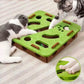 Pet Cat Puzzle Maze Holes Toys Felt Box With Bell Ball.