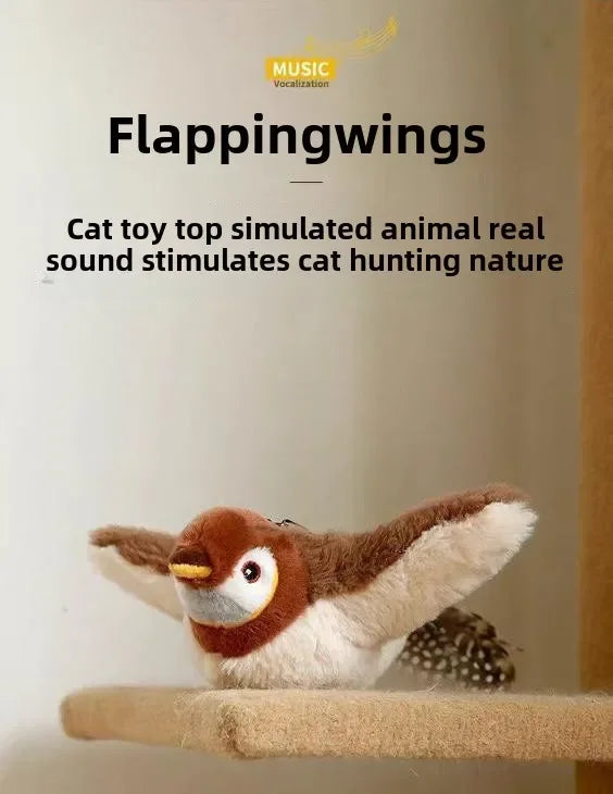 Electric Catnip Pat Bird Toy