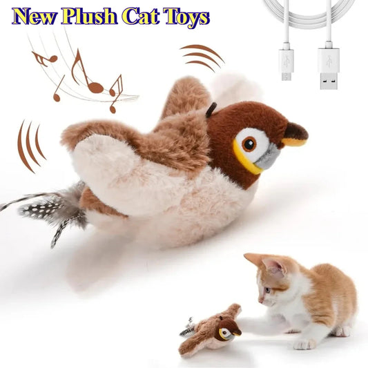 Electric Catnip Pat Bird Toy