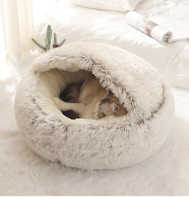 Plush Autumn & Winter Pet Bed
