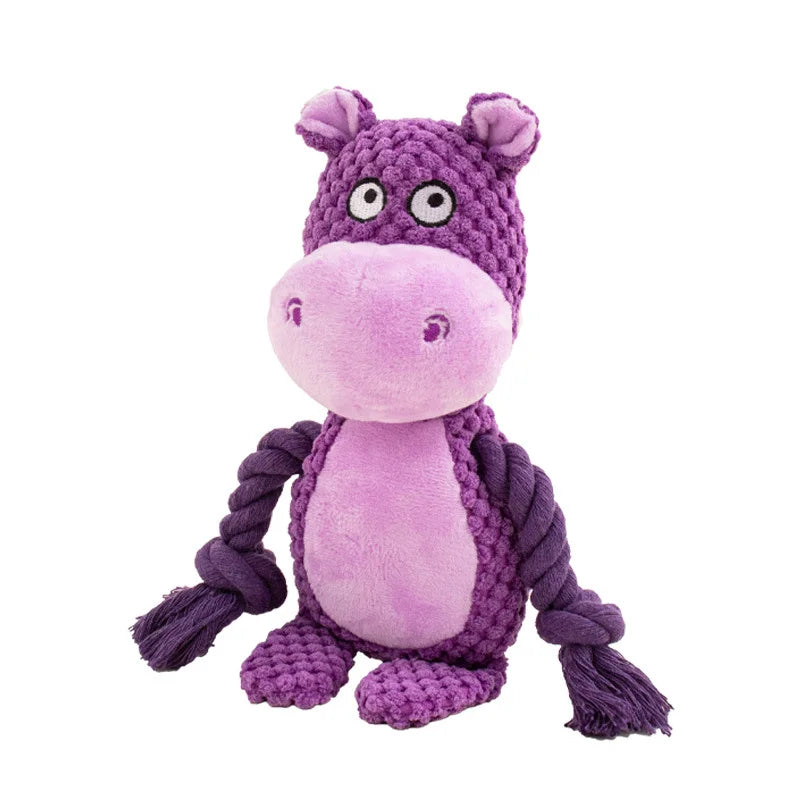 Indestructible Plush Dog Chew Toy