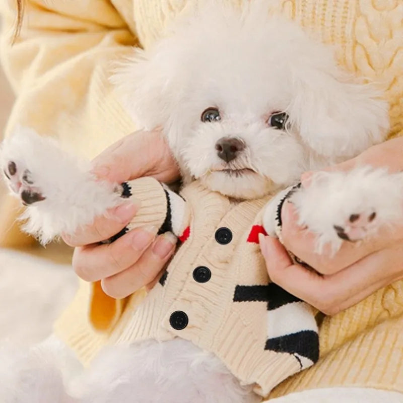 Luxury Striped Dog & Cat Sweater