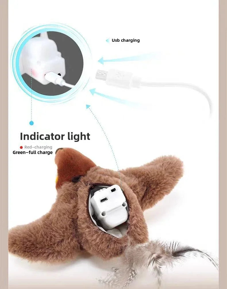 Electric Catnip Pat Bird Toy