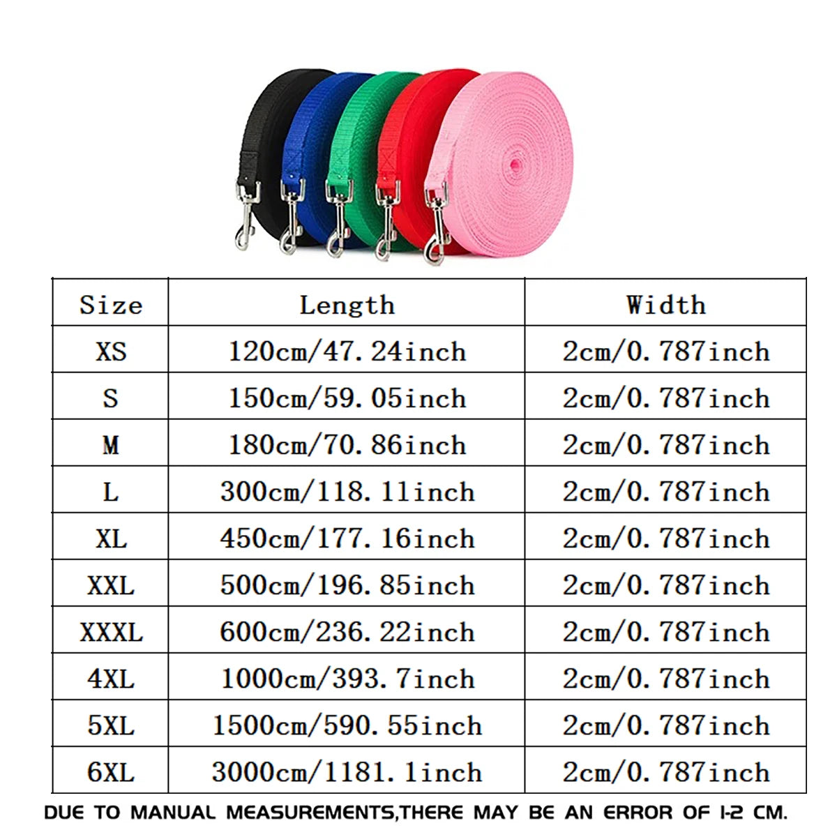 Nylon Dog Training & Walking Leash
