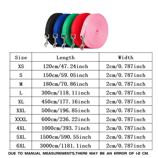Nylon Dog Training & Walking Leash