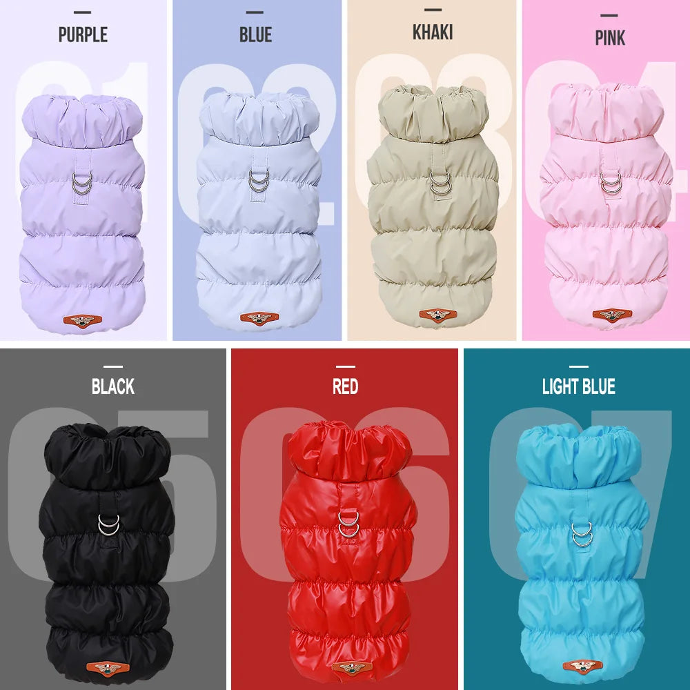 Warm Padded Dog & Cat Winter Coat