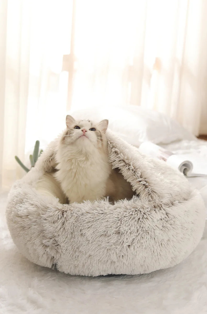 Plush Autumn & Winter Pet Bed