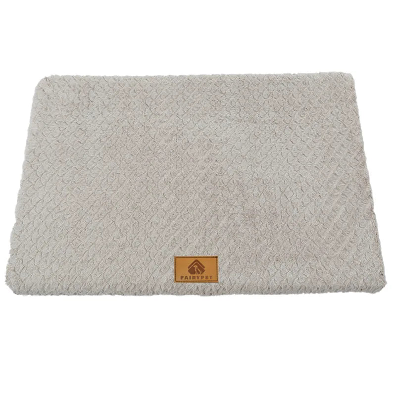 Orthopedic Foam Dog Bed with Faux Fur Cover