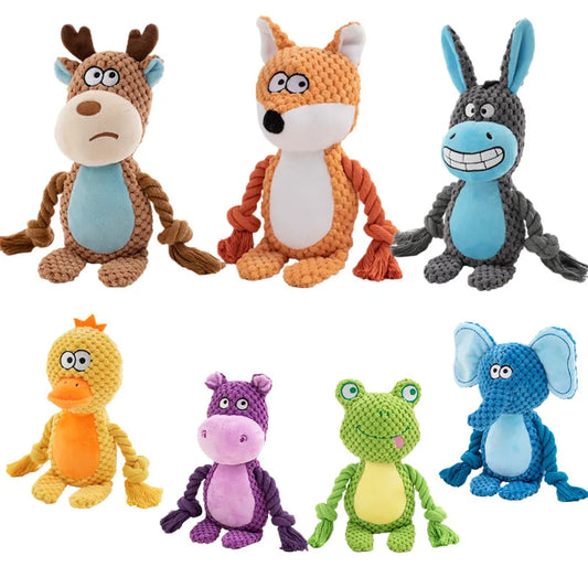 Indestructible Plush Dog Chew Toy