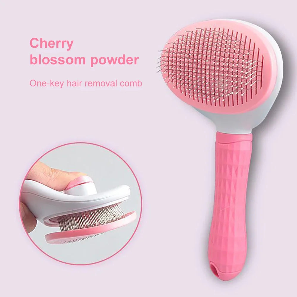 Pet Hair Remover Grooming Brush – Dogs & Cats