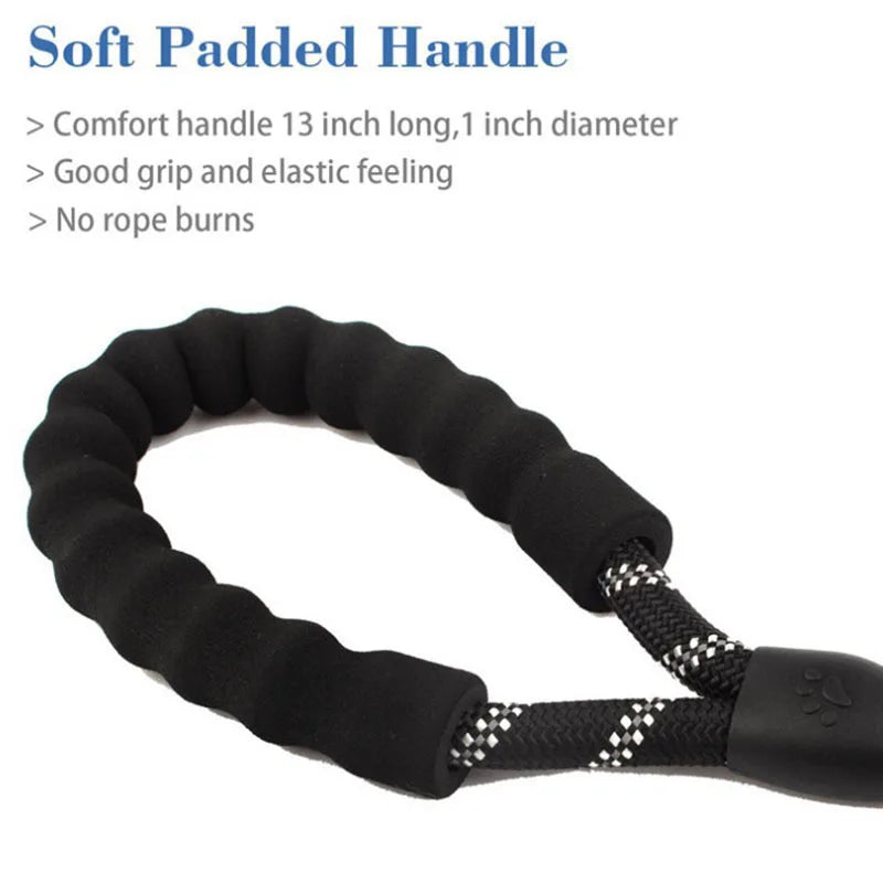 Reflective Padded Dog Leash