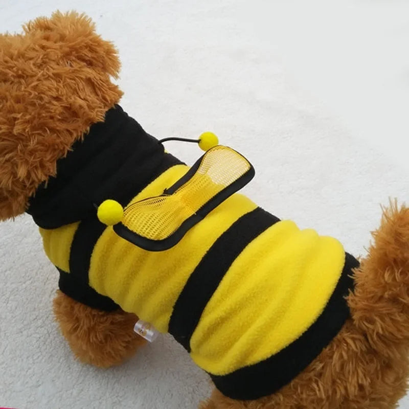 Bee Hoodie Pet Costume