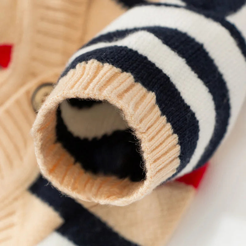 Luxury Striped Dog & Cat Sweater