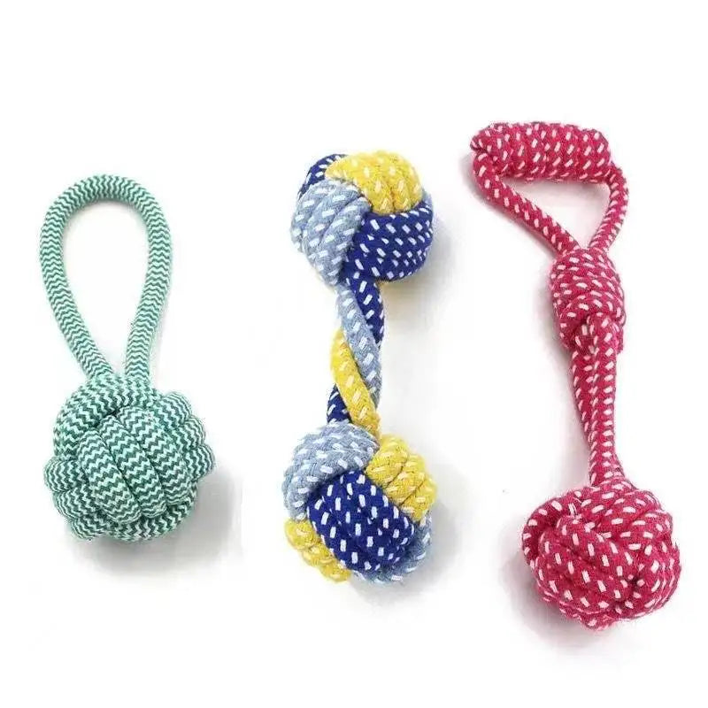 1PC Dog Toy Carrot Knot Rope