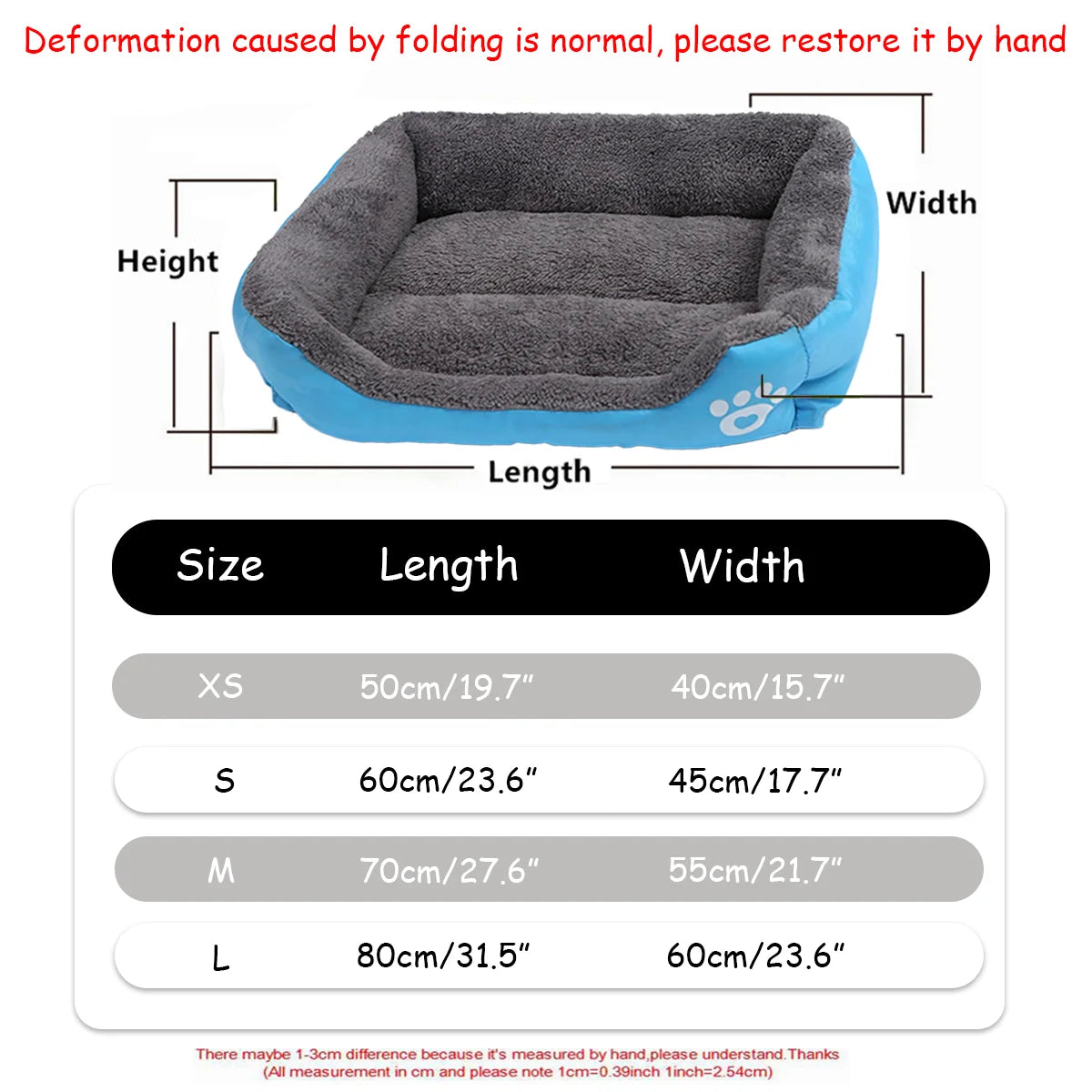Colorful Waterproof Dog & Cat Bed